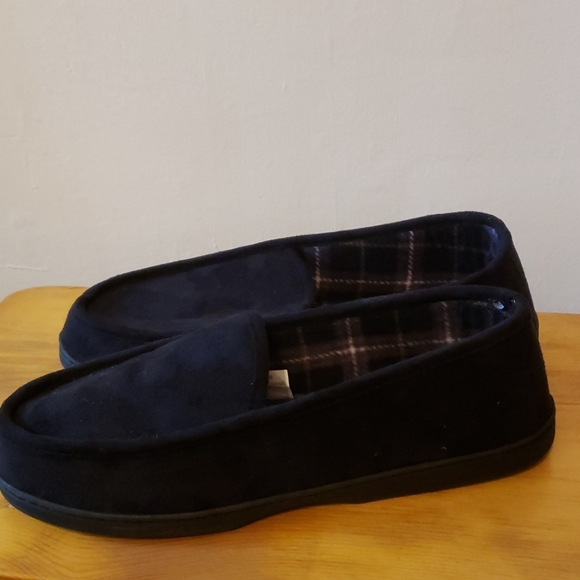 Mens Dockers Black Slippers - Picture 4 of 5